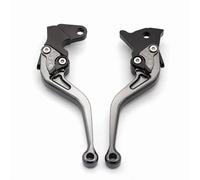 HGNMPGVVTZ Adjustable for Vespa GT 125/200 GTS 125ie 300ie Super GTS250/ABS GTS300 GTS250 Motorcycle Brake Clutch Levers (Gray)