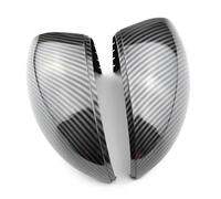 HGNMPGVVTZ Auto Side Rearview Mirror Cover Wing Mirror Shell Cap Housing For VW For Tiguan 2008 2009 2010 2011 2012 2013 2014 2015 (Carbon black)