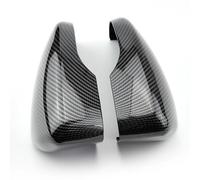 HGNMPGVVTZ Black Side Mirror Cover Caps Rearview Mirror Housing Automotive Accessories For VW For P&assat CC B7 For S&cirocco For Jetta MK6 For Beetle (Carbon Look)