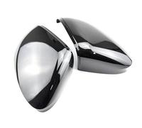 HGNMPGVVTZ Bright Black Rearview Case For VW For Golf 8 MK8 VIII 2020 2021 Mirror Cover Cap With Lane Assist Car Exterior Casing (No Side Assist-1)