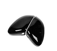 HGNMPGVVTZ Bright Black Rearview Case For VW For Golf 8 MK8 VIII 2020 2021 Mirror Cover Cap With Lane Assist Car Exterior Casing (With Side Assist-1)