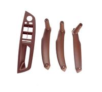 HGNMPGVVTZ Car Front Rear Interior Door Handle Inner Panel Pull Trim for E70 E71 X5 X6 2007-2014 LHD(Brown 4PCS)