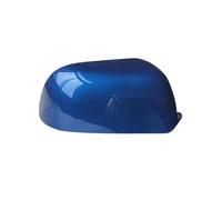 HGNMPGVVTZ Car Outside Reverse Mirror Cover Cap Wing Door Side Mirrors Housing Shell Color Painted 1pcs For VW For Polo 2004 2005 (1pcs meiguang blue R)