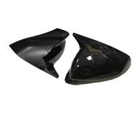 HGNMPGVVTZ Car Rearview Side Mirror Cover Wing Cap Door Housing Shell Trim Sticker For Seat For Leon For Cupra For Formentor 2020-2024 (No Light Black)