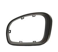HGNMPGVVTZ Car Side Mirror Housing Frame For S&koda For Fabia 2008 2009 2010 2011 2012 2013 2014 Reaa View Mirror Frame Holder Trim Accessories (Black-Left)