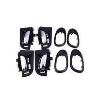 HGNMPGVVTZ Chrome Interior Car Door Handle Or Frame Bezel Front Rear Left Driver Or Right Passenger for Peugeot 206 CC SD SW 207 1.4L 1.6L(8 Pcs Left Right Kit)