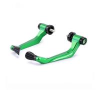 HGNMPGVVTZ CNC Aluminum Motorcycle Hand Guard Falling Protector Handguard Universal for Kawasaki Z400 Ninja 300 400 Brake Levers Protect Guard(Green)