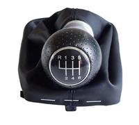 HGNMPGVVTZ for A3 S3 2001 2002 2003 12mm Car Gear Shift Knob Lever Gaiter Boot Cover Case Gear Shift Knob(6 Speed-Silver)