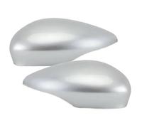 HGNMPGVVTZ For F&ord For Fiesta 2008 2009 2010 2011 2012 2013 2014 2015 2016 2017 Car Frame Rearview Mirror Covers (Silver)