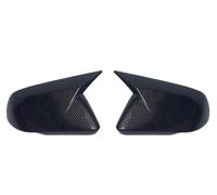 HGNMPGVVTZ For F&ord For Mustang 2015-2020 Car Rearview Side Mirror Cover Wing Cap Exterior Door Housing Shell Trim Sticker ABS Carbon (With Light Carbon)