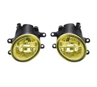 HGNMPGVVTZ For Toyota For Wish 2009 2010 2011 2012 2013 2014 2015 Car Front LED Fog Daytime Running Lamp DRL 6000LM 12V External Fog Light H11 30W(XLM Lemon Yellow)