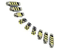 HGNMPGVVTZ For Toyota RAV4 2019 2020 2021 2022 2023 Interior Light Rear Plate Bulb Vanity Mirror Lamp Car Accessories 10Pcs(Purple)