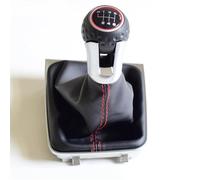 HGNMPGVVTZ for VW for Golf 7 MK7 GTI GTD 2013-2018 Car Manual Gear Shift Knob with Boot Cover Handle Case Collar Gear Shift Knob(D)