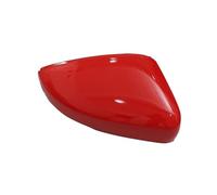 HGNMPGVVTZ For VW For Polo MK5 6R 6C Side Rear View Mirror Cover Replacement Shell Trim Black Red Side Mirror Caps Accessories (Red right)