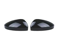 HGNMPGVVTZ For VW For Tiguan 2017 2018 2019 2020 2021 2022 2023 5NG857537/38 Auto Left Right Side Mirror Cover Wing Cap Glossy Black Housing (A Pair)