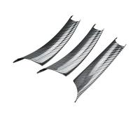 HGNMPGVVTZ for X5 E70 X6 E71 E72 2007 2008-2014 Black Carbon Fiber Pattern LHD RHD Car Interior Door Pull Handle Cover(Carbon LHD 3 Pcs)