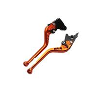 HGNMPGVVTZ Long/Short Brake Clutch Levers for Yamaha YZFR3 YZFR25 YZF R3 R25 YZF-R3 YZF-R25 2014-2022 MT-03 MT-25 MT03 MT25 2018-2022(Long Orange)
