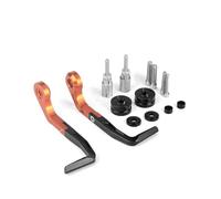 HGNMPGVVTZ Motorcycl CNC Aluminum Accessories for Yamaha YZF R1 R3 R6 R15 R25 R7 R125 Universal Handlebar Lever Guards Protector Handguard Brake Levers Protect Guard(Orange)
