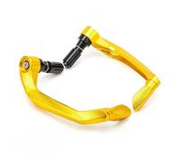 HGNMPGVVTZ Motorcycle Handguard for S1000RR HP4 S1000R G310 R/GS Rider Hand Handlebar Grips Clutch Protection CNC Aluminum Accessories Brake Levers Protect Guard(Gold)