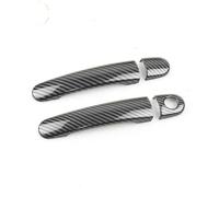 HGNMPGVVTZ Outer Door Handle Car Exterior Door Handle Covers for VW Golf 4 Jetta Bora MK4 1999-2004 for Rabbit A4 1J Passat B5 Polo 1997 1998 1999 2000 2001 2002 2003 2004 2005(Carbon Texture 2)