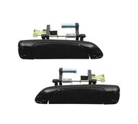 HGNMPGVVTZ Outer Door Handle for Civic 2001-2003 2004 2005 2Pcs Lot Front Rear Exterior Outside Door Handles Black Pair Set(Rear Pair)