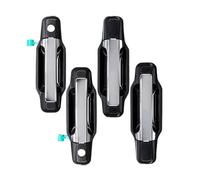 HGNMPGVVTZ Outer Door Handle for Kia for Sorento 2003-2005 2006 2007 2008 2009 Exterior Door Handle Black Chrome Front Rear Left Right(Chrome Set)