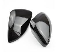 HGNMPGVVTZ Rearview Mirror Cover Side Wing Rear View Mirror Case Covers Glossy Black For VW For GOLF 7 MK7 MK7.5 GTI R GTE GTD 2013-2018 (Bright black)