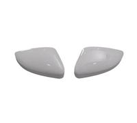HGNMPGVVTZ Side Rear View Mirror Cover Replacement Shell Trim Black Red Side Mirror Caps Accessories For VW For Polo MK5 6R 6C (White 1 pair)