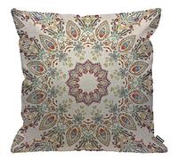 HGOD DESIGNS Cushion Cover Bohemian Bohemians Melting Watercolor Colorful Symmetrical Pattern Throw Pillow Cover Home Decorative for Men/Women living room Bedroom Sofa Chair 18X18 Inch