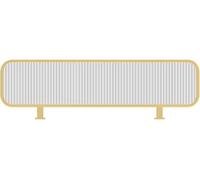 HGOuhK Countertop Partition Panels Iron Dividers For Dining Areas, Countertop Screen Panels For Office Restaurant Hotel Public Areas Dividers for Dining Areas(Gold,50x150cm/19.68x59.05in)