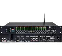 HGOuhK Digital Equalizer KTV Digital Pre-stage Effector, Karaoke Mixer Reverberator, Audio Processor, with LCD Screen, Anti-howling Graphic Equalizer