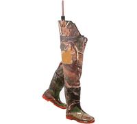 HGOuhK Fishing waders PVC Waterproof Frog Shoes,Outdoor Waterproof Boots with Pockets,Tall Rain Boots,Fishing Knee High Waders for Men and Women(9.5)