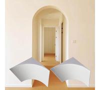 HGOuhK Foam Arched Door Arch, Suitable for bathrooms and Interior Door Frames, for Renovation and refurbishment, 2 Pieces Drywall Decorative Arch Kit(25x25x25cm/9.8x9.8x9.8")