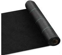 HGOuhK Garden Weed Barrier Landscape Fabric, Geotextile, Weed Control Fabric,Ground Cover, Weed Control Membrane Weed control membrane(0.9x76m/3x250ft)