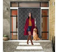 HGPFCB Magnetic Thermal Insulated Door Curtain, Insulated Door Cover,210x200cm Winter Windproof Heavy Soundproofing Door Curtain, Pet-Friendly,for Home,Office Store
