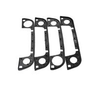 HGPVPKZAZD Car Exterior Door Handles for E36 E34 E32 3 5 7 Series Exterior Set 4Pcs Door Handle Rubber Seal Gaskets Car Accessories Car Styling