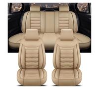 HGPVPKZAZD Car Seat Covers Set For 3 Series All Models For E21 E30 E36 E46 E90 E91 E92 Custom Seat Cover(Beige 5 Seat)