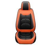 HGPVPKZAZD Car Seat Covers Set For Cadillac For CTS For ATS For CT6 For XTS For Escallade For XT5 For SRX For DTS Custom Seat Cover(Black Orange 5 Seat)