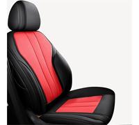 HGPVPKZAZD Car Seat Covers Set For CRV 2003 2004 2005 2006 2007 2008 2009 2010 2011 2012 2013 2017 Custom Seat Cover Interior Accessories(Black red 1 set)