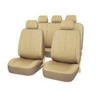 HGPVPKZAZD Car Seat Covers Set For Focus For Edge For Explorer For Ecosport For Escape For Expedition For F 150 For C-MAX Custom Seat Cushion(5Seats-Beige)