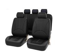 HGPVPKZAZD Car Seat Covers Set For Focus For Edge For Explorer For Ecosport For Escape For Expedition For F 150 For C-MAX Custom Seat Cushion(5Seats-Black)