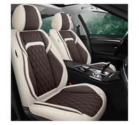 HGPVPKZAZD Car Seat Covers Set For For V40 Customized Set Seat Car Interior Seat Cover Accessories(Beige Coffee 1set)