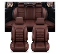 HGPVPKZAZD Car Seat Covers Set For Jaguar All Models For XF For F-Pace For E-pace For I-Pace For X-Type For XE For XJ For XK Custom Seat Cover(Coffee 5 Seat)