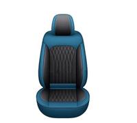 HGPVPKZAZD Car Seat Covers Set For Mitsubishi For Outlander For Asx For Eclipse For Lancer For Pajero For Sport For Galant Custom Seat Cover(Black Blue 5 Seat)