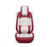 HGPVPKZAZD Car Seat Covers Set For Mitsubishi For Outlander For Asx For Eclipse For Lancer For Pajero For Sport For Galant Custom Seat Cover(Luxury White Red 5 Seat)