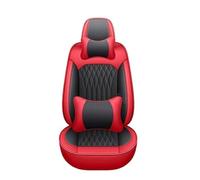 HGPVPKZAZD Car Seat Covers Set For Mitsubishi For Outlander For Asx For Eclipse For Lancer For Pajero For Sport For Galant Custom Seat Cover(Luxury Black Red 5 Seat)