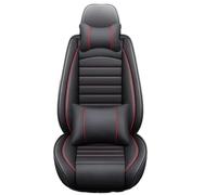 HGPVPKZAZD Car Seat Covers Set For Seat All Models For Leon For Arona For Ateca For Tarraco For Ibiza For Alhambra Custom Seat Cover(Luxury Black Red Pillow)