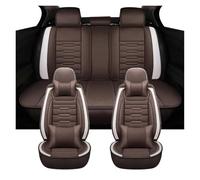 HGPVPKZAZD Car Seat Covers Set For Seat For Leon For Mk1 Custom Seat Cover Nonslip Interior Accessories(Luxury-Coffee)