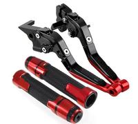 HGPVPKZAZD Motorcycle Brake Clutch Levers for TMAX500 2001 2002 2003 2004 2005 2007 2008 Motorcycle TMAX 500 Brake Clutch Levers Handlebar Hand Grip Bar Lever Protector Motorcycle(BlackRed)