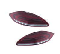 HGPVPKZAZD Rear Anticollision Light Assembly For Panamera 2010 2011 2012 2013 Rear Tail Lamp Car Accessories Sequential Turn Signal 2PCS Full Tail Lights(2PCS Red)
